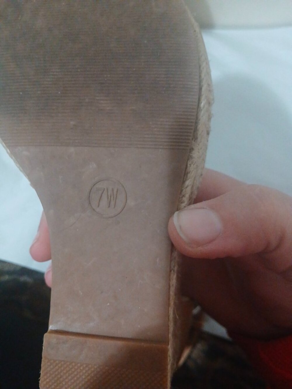 A New Day Women's Lola Espadrille Wedges Tan - Picture 6 of 7